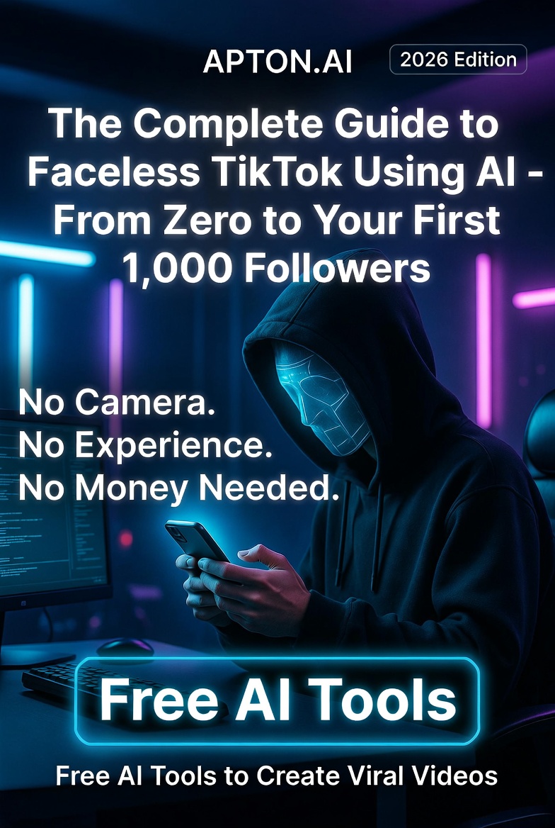 Apton.Ai Faceless TikTok Guide. Road to 1k followers