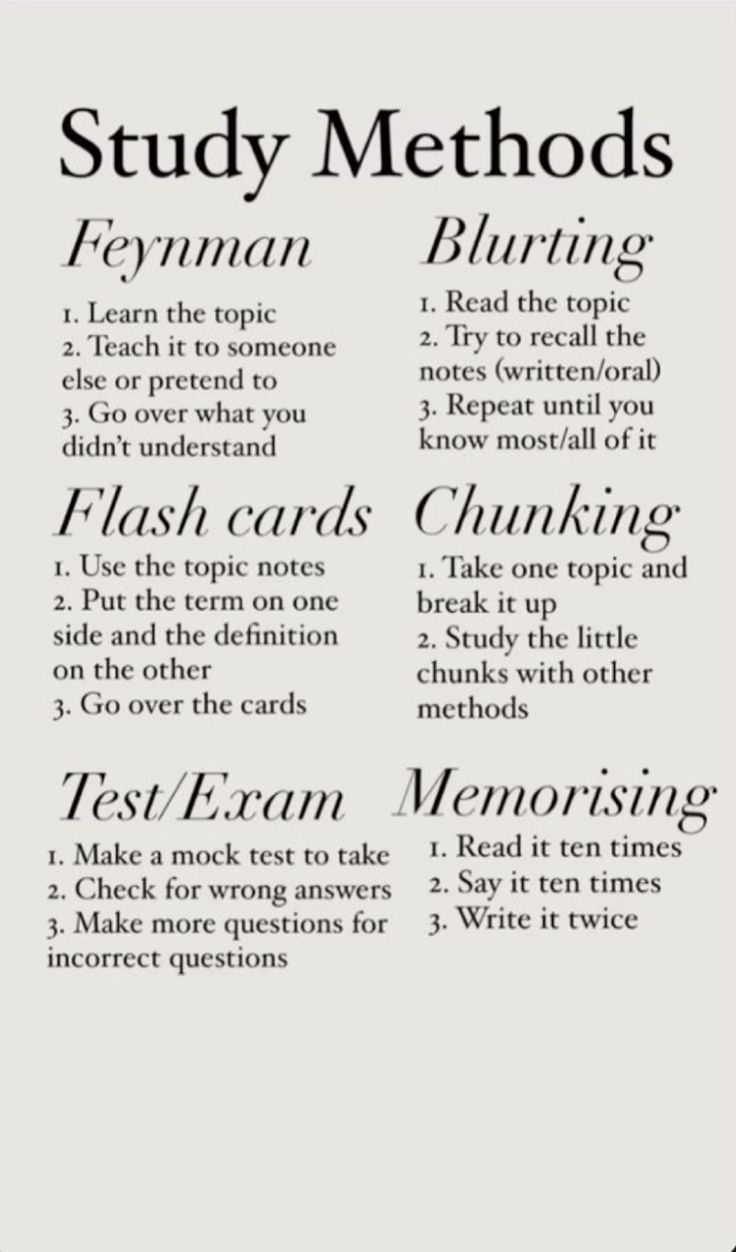 Study guide